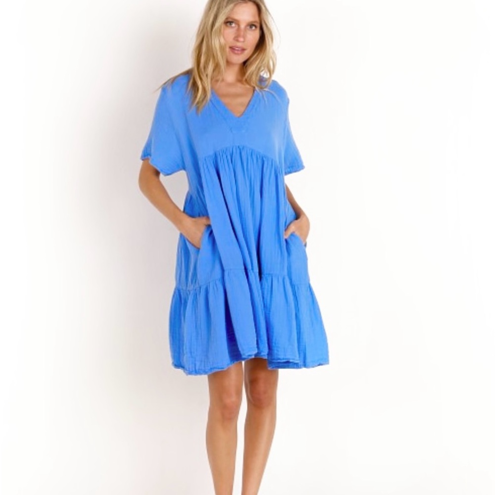 9Seed El Matador gauze dress in blue